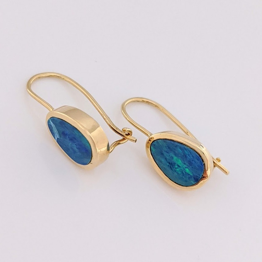 Estate opal earrings